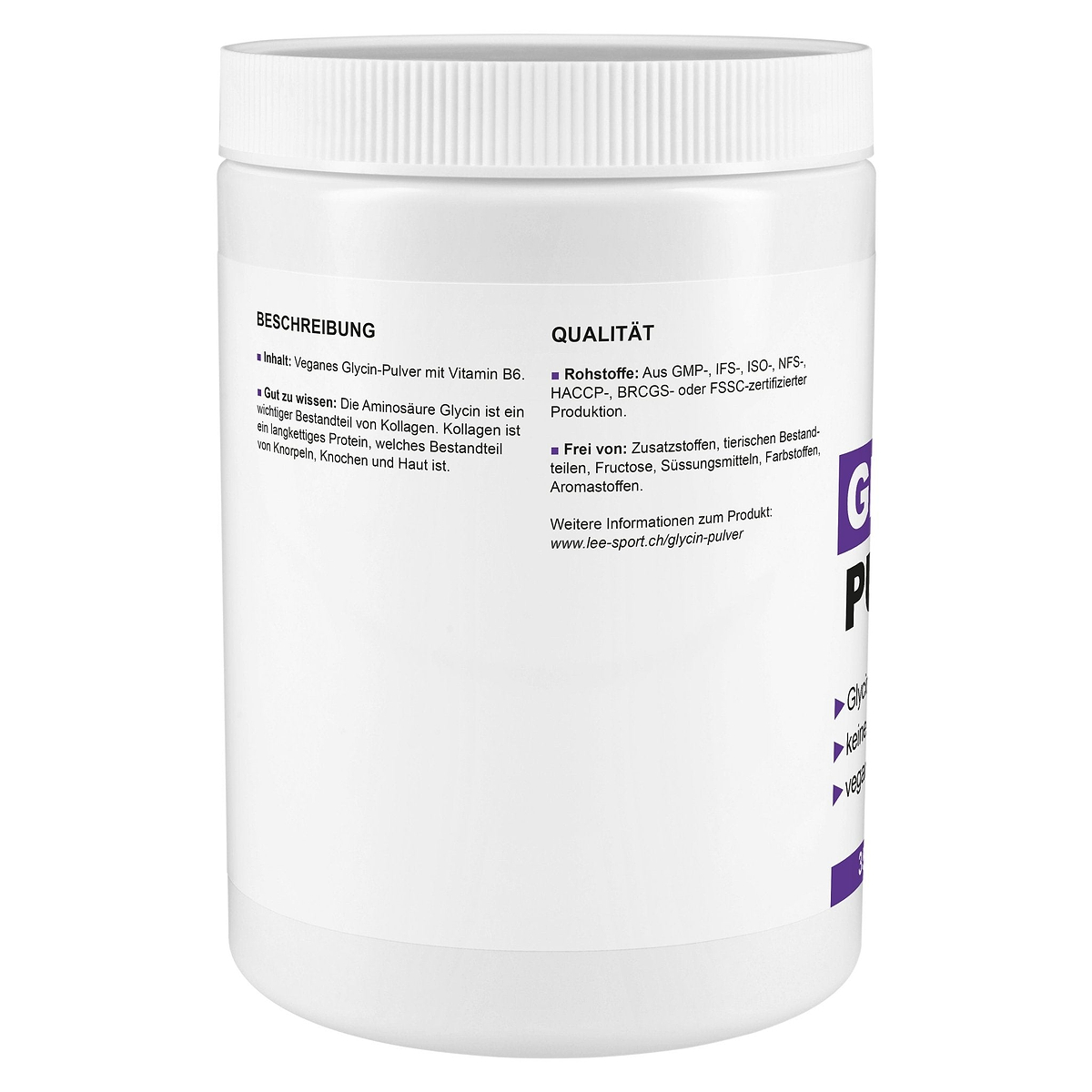 Glycin Pulver, Beschreibung