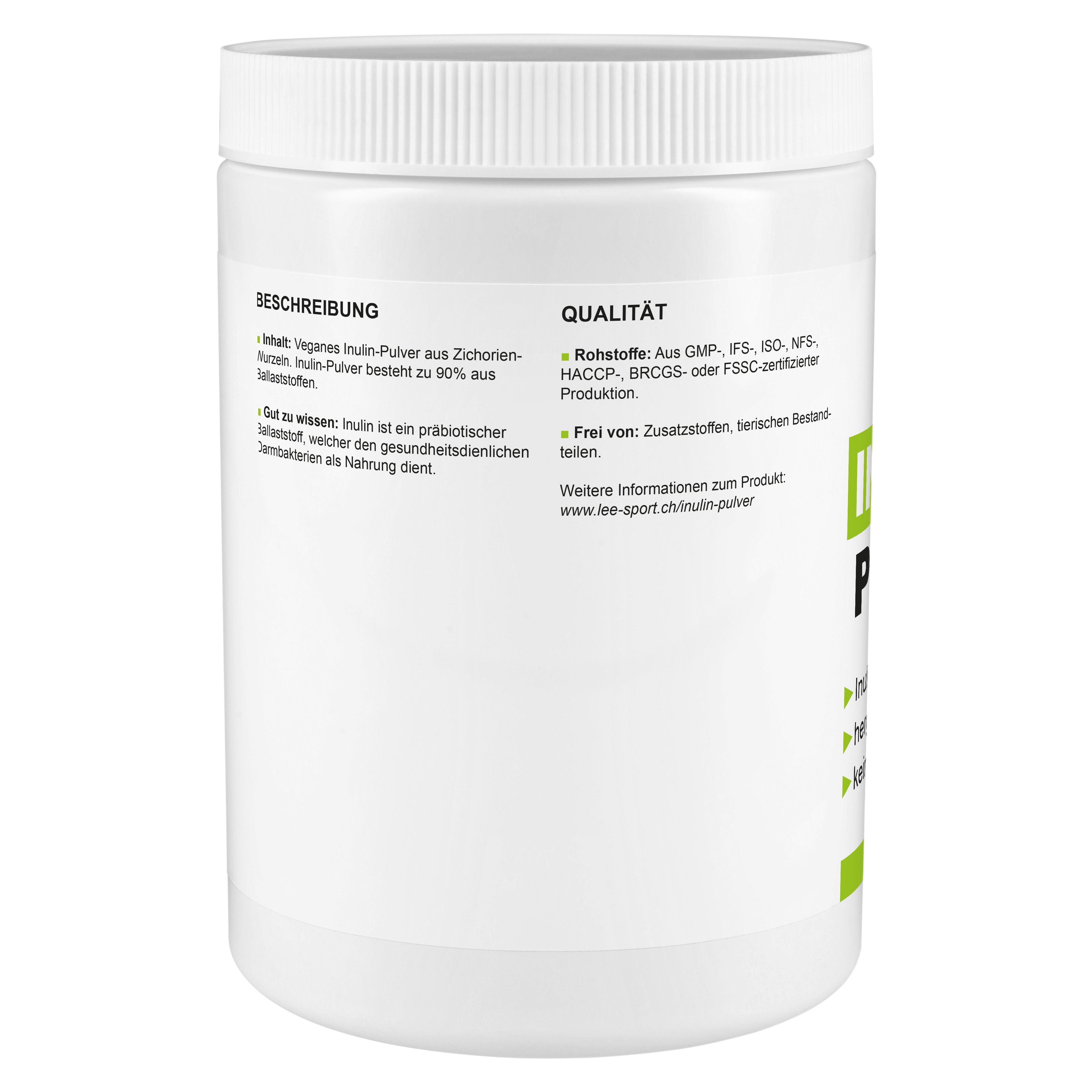 Inulin Pulver, Beschreibung