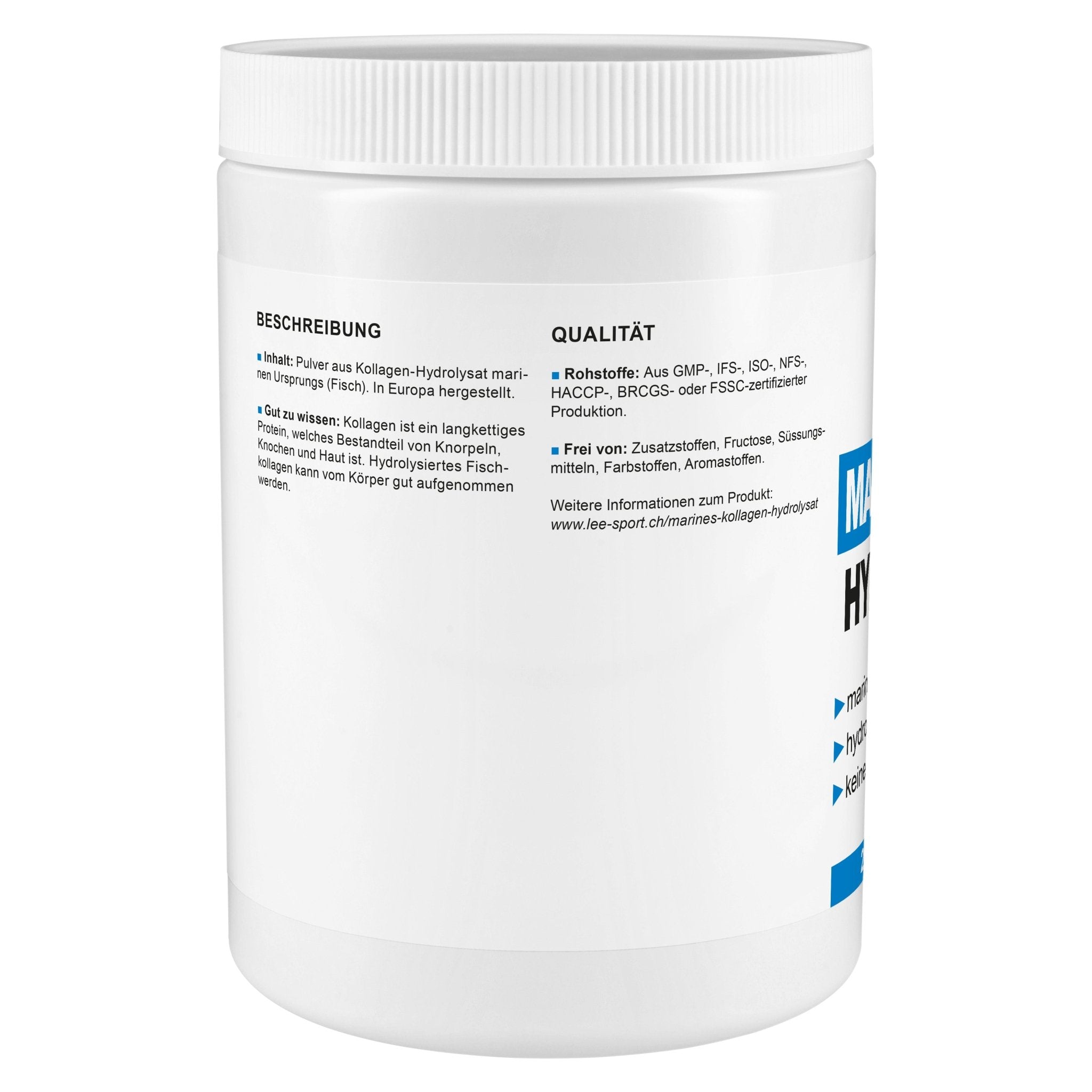 Marines Kollagen Hydrolysat, Beschreibung