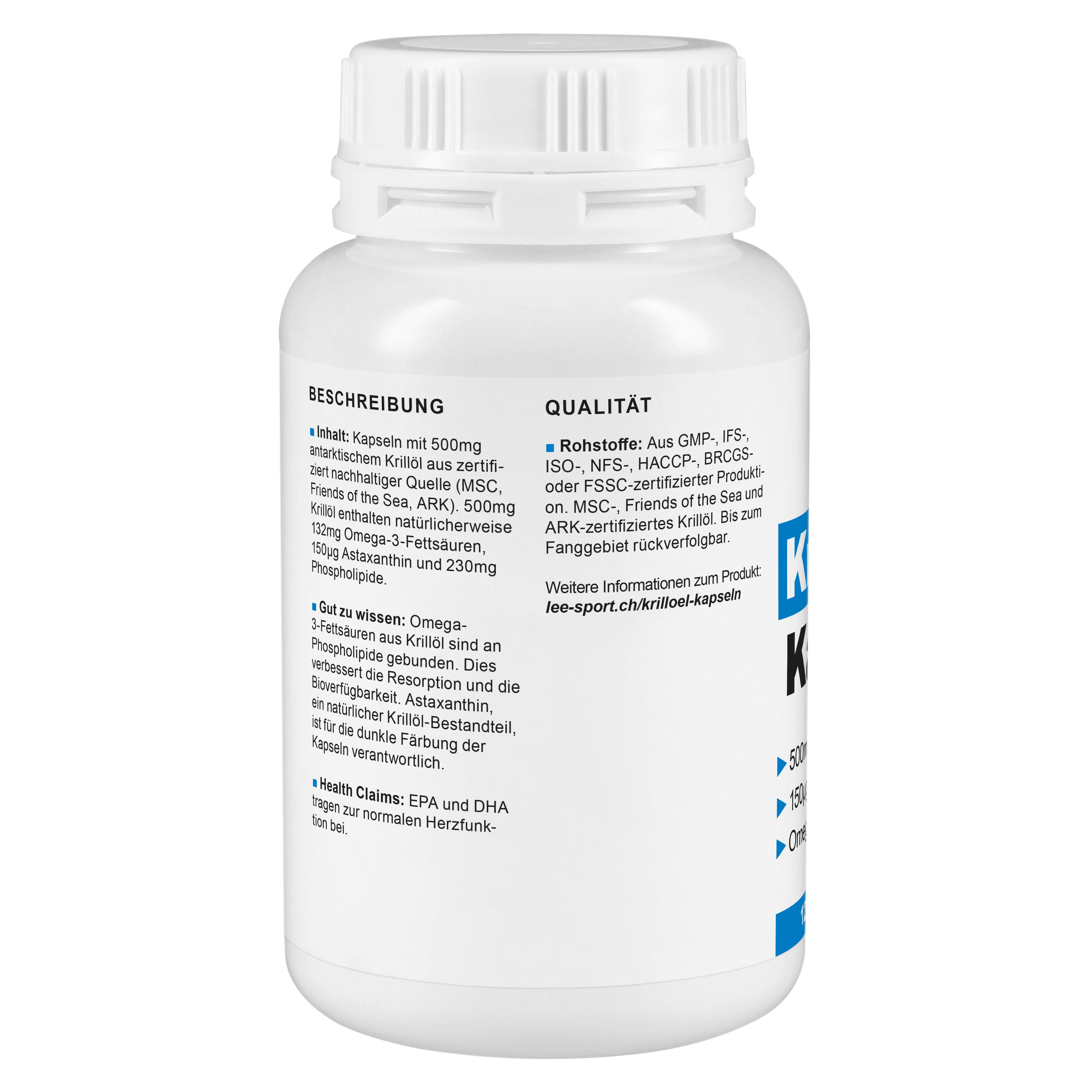 Krillöl Kapseln, Beschreibung