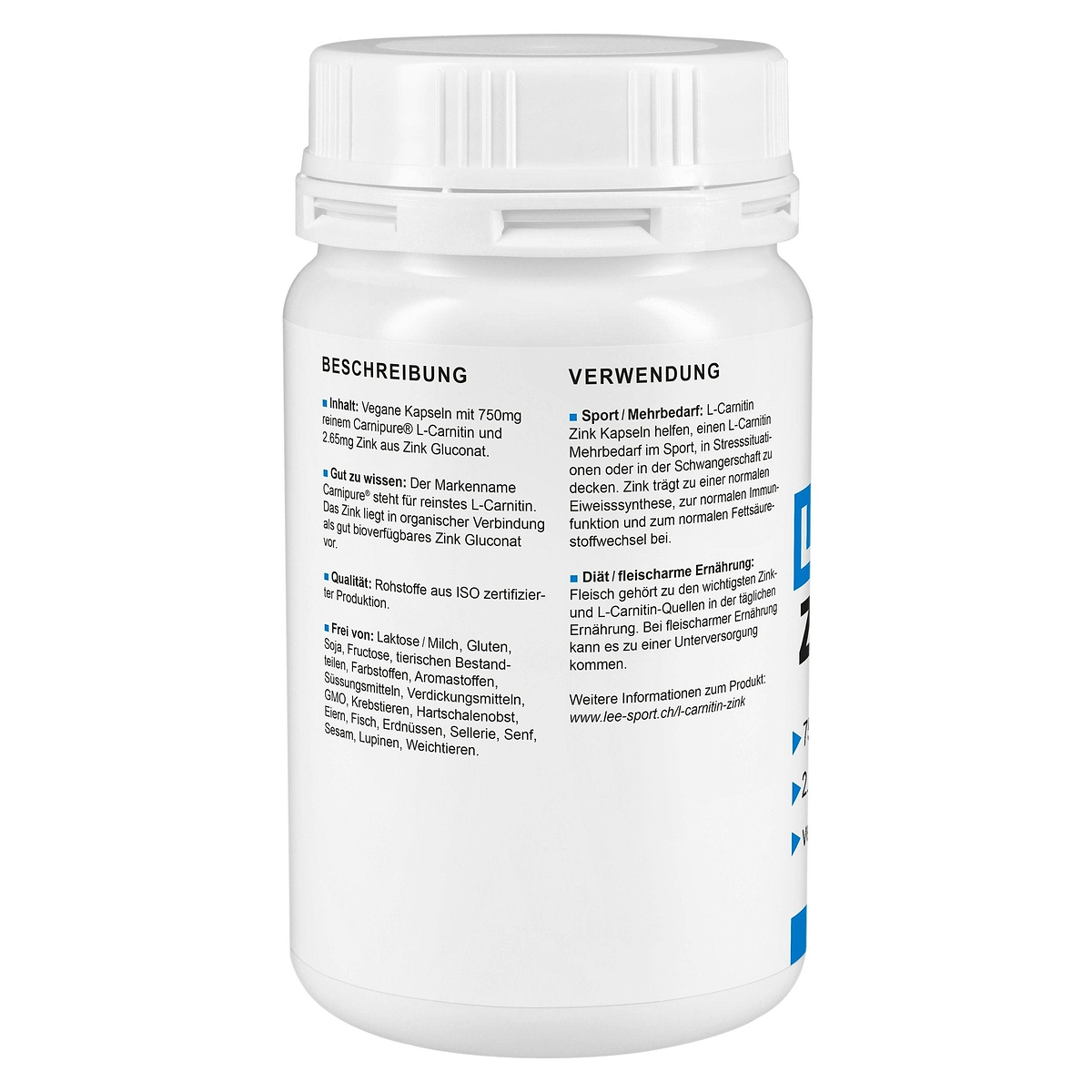 L-Carnitin Zink Kapseln, Beschreibung