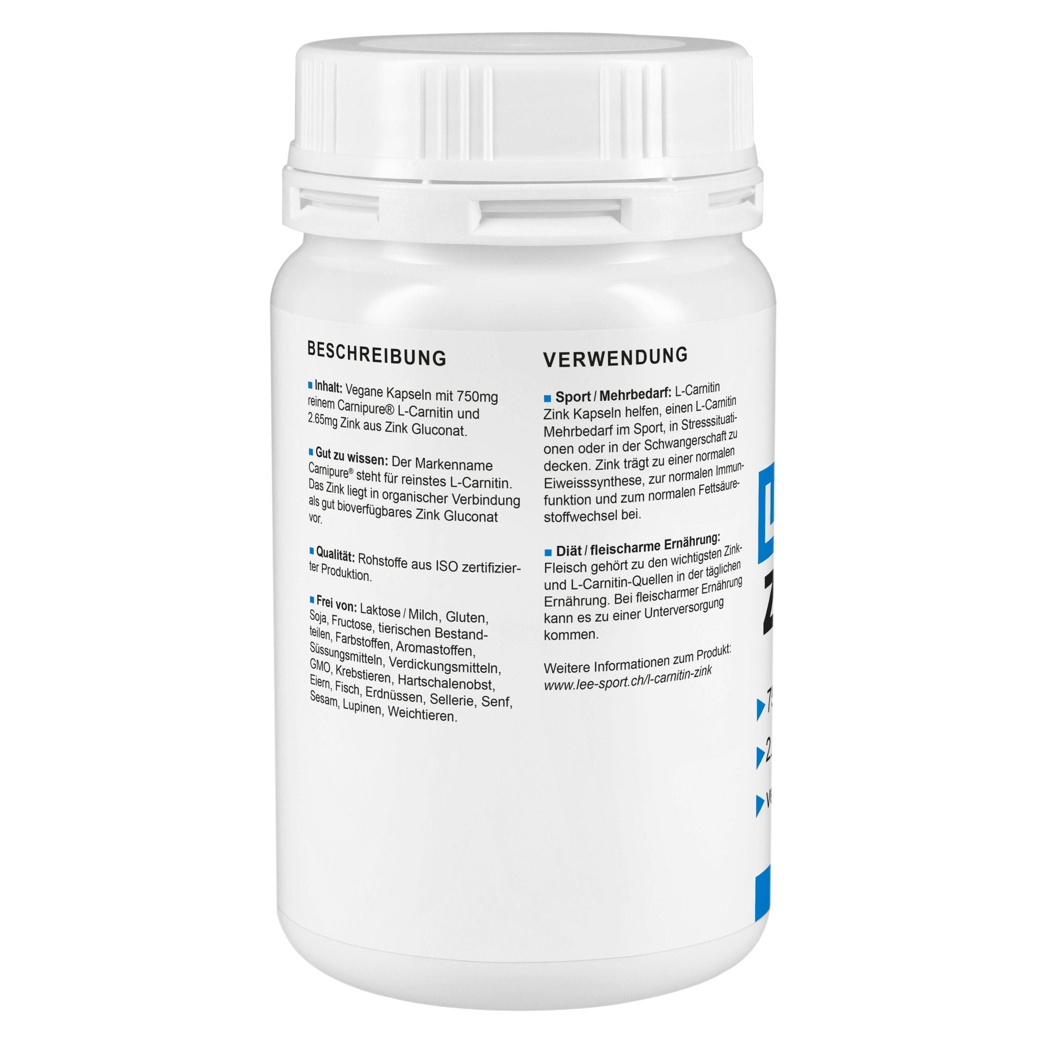 L-Carnitin Zink Kapseln, Beschreibung