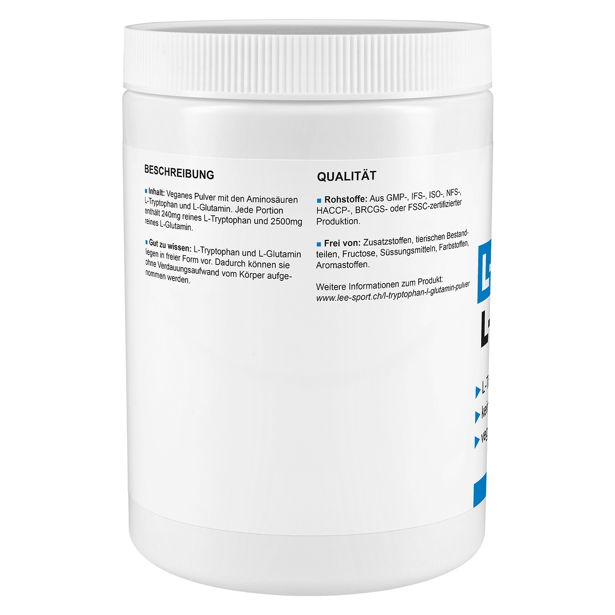 L-Tryptophan L-Glutamin Pulver, Beschreibung