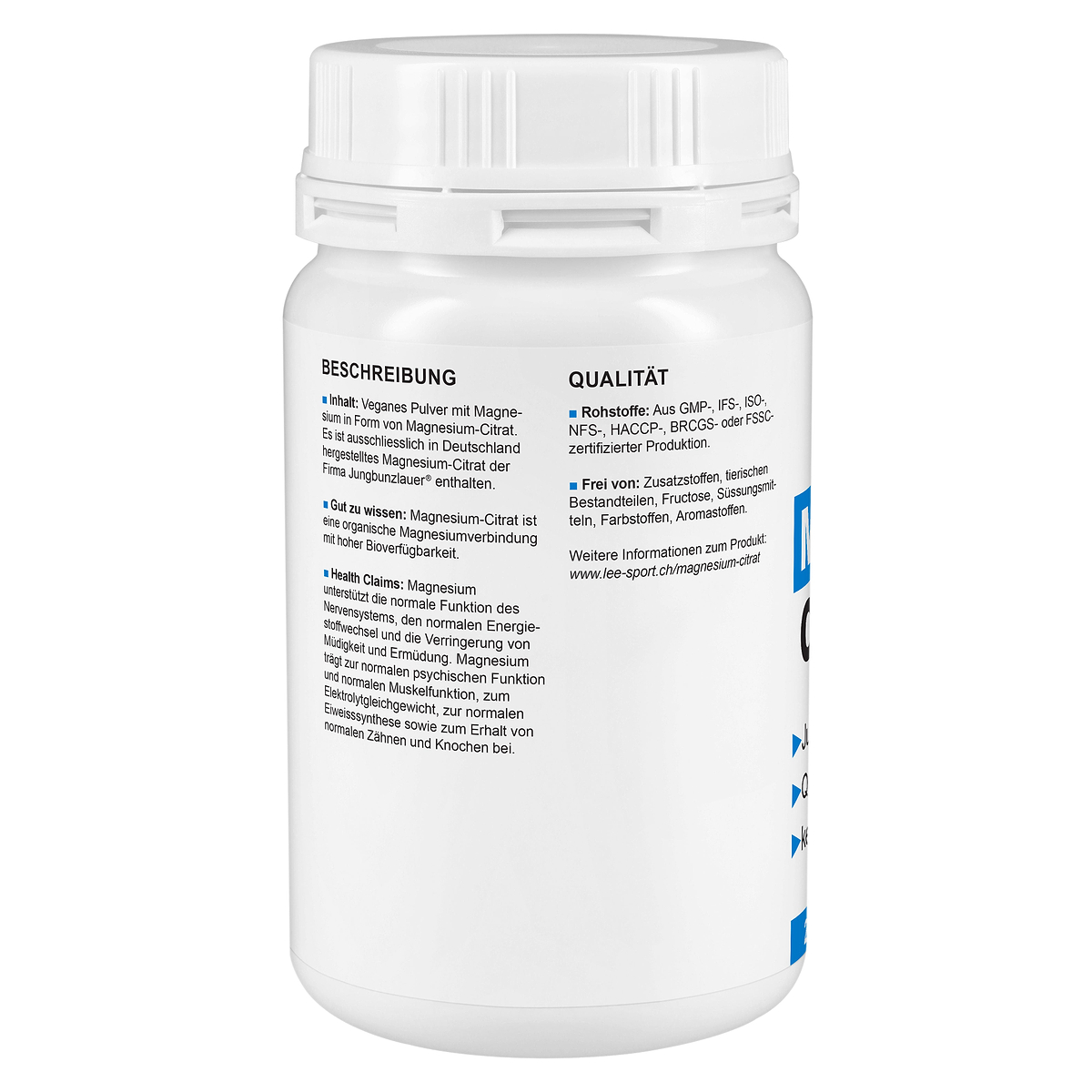 Magnesium Citrat, Beschreibung