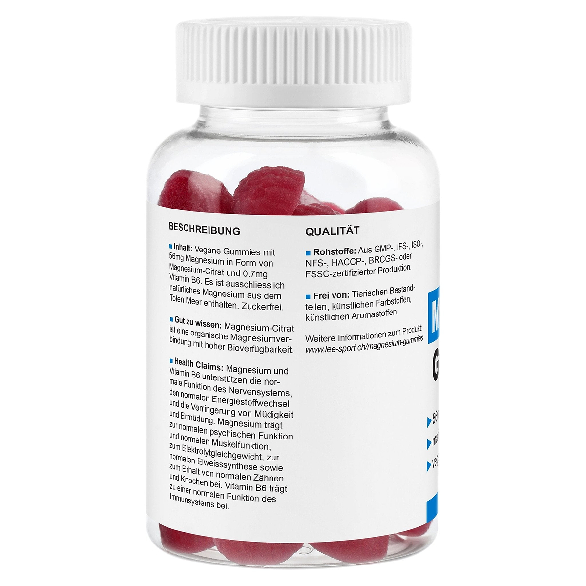 Magnesium Gummies, Beschreibung