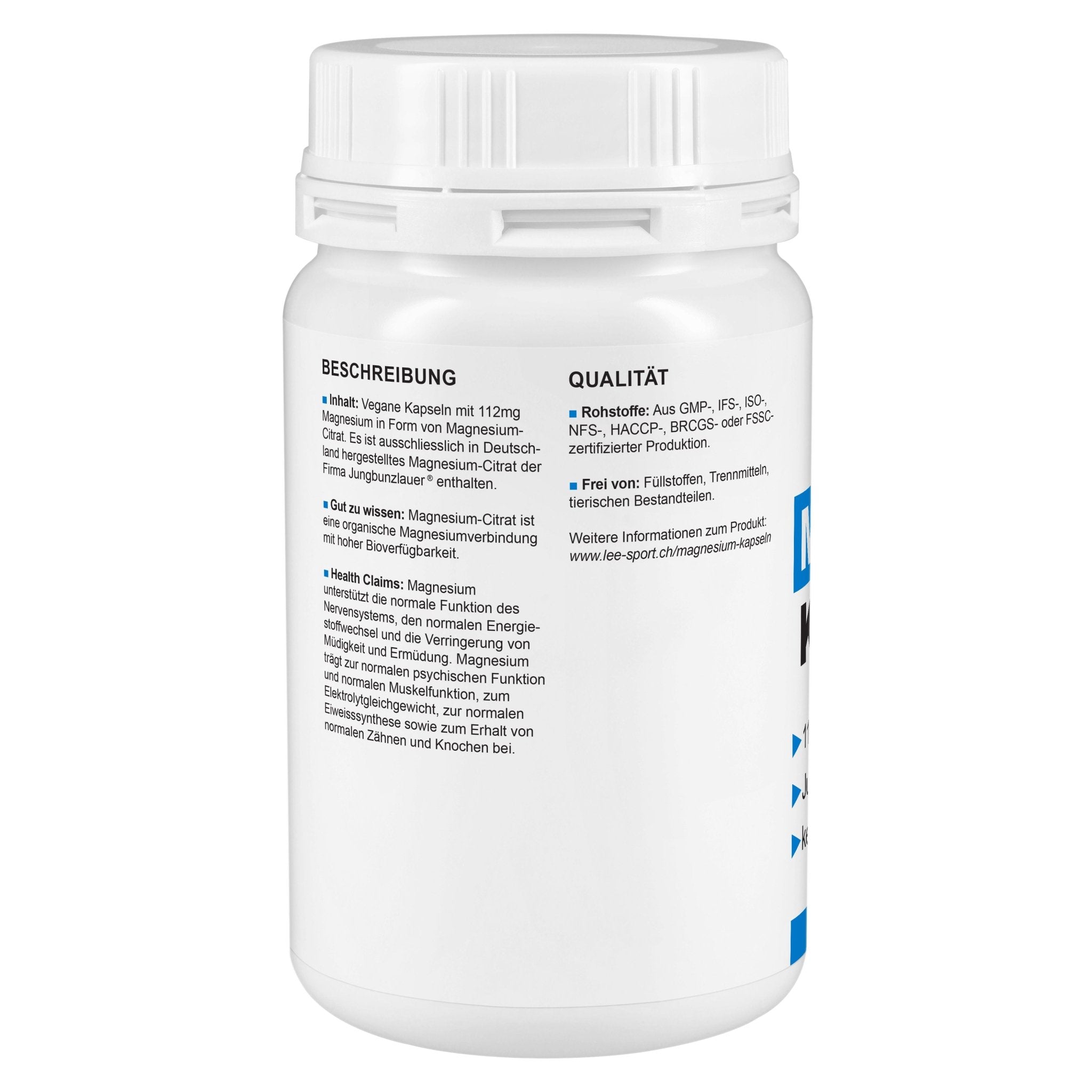 Magnesium Kapseln, Beschreibung