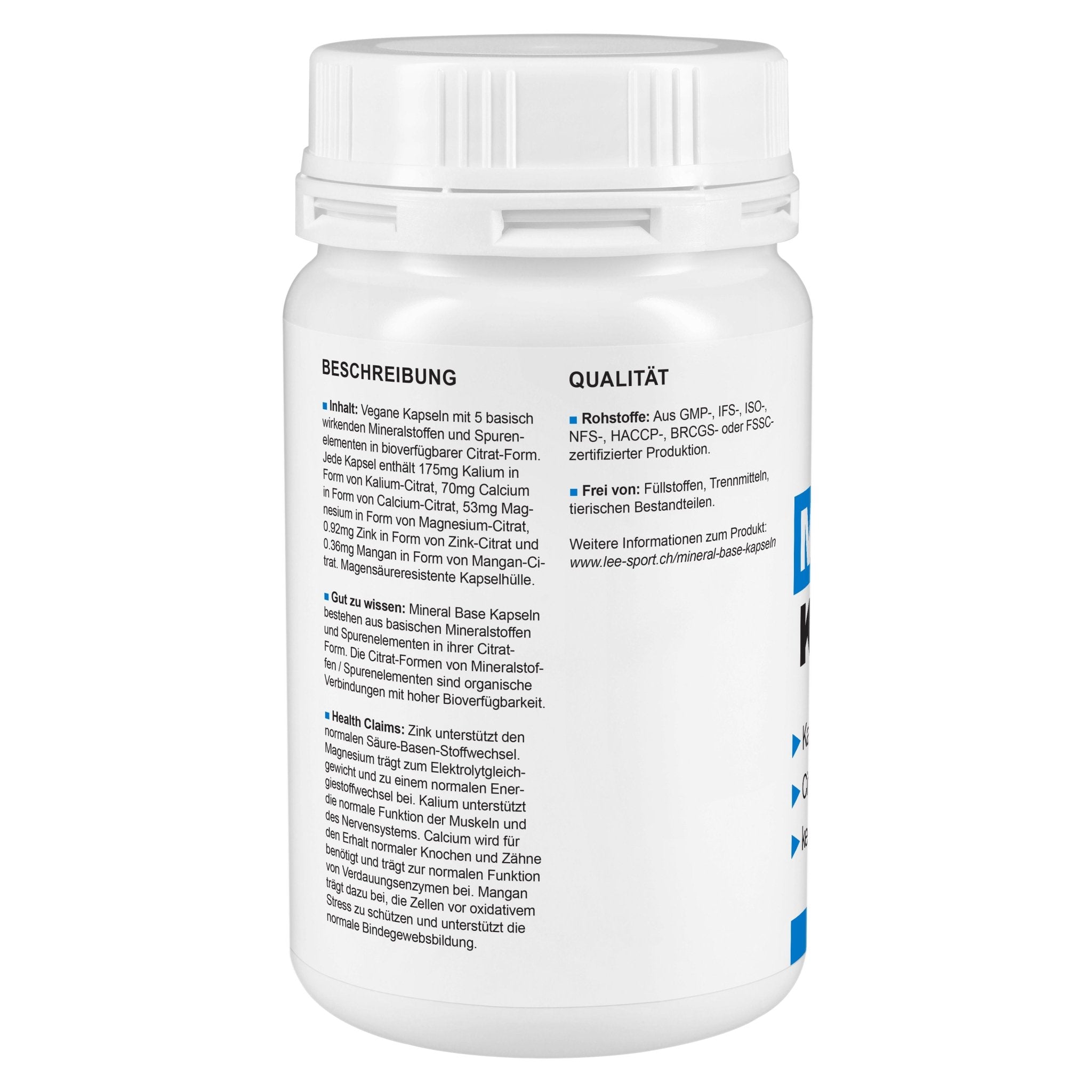 Mineral Base Kapseln, Beschreibung