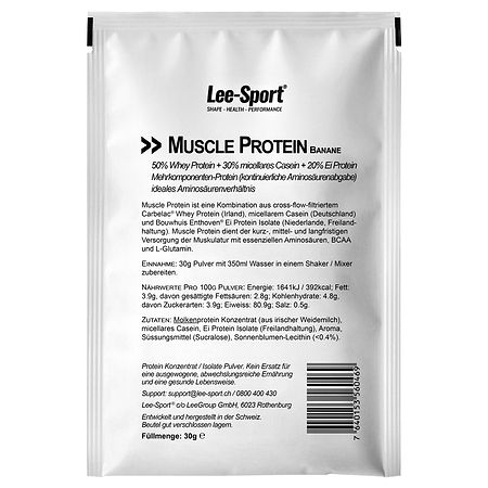 Muscle Protein Banane Probe