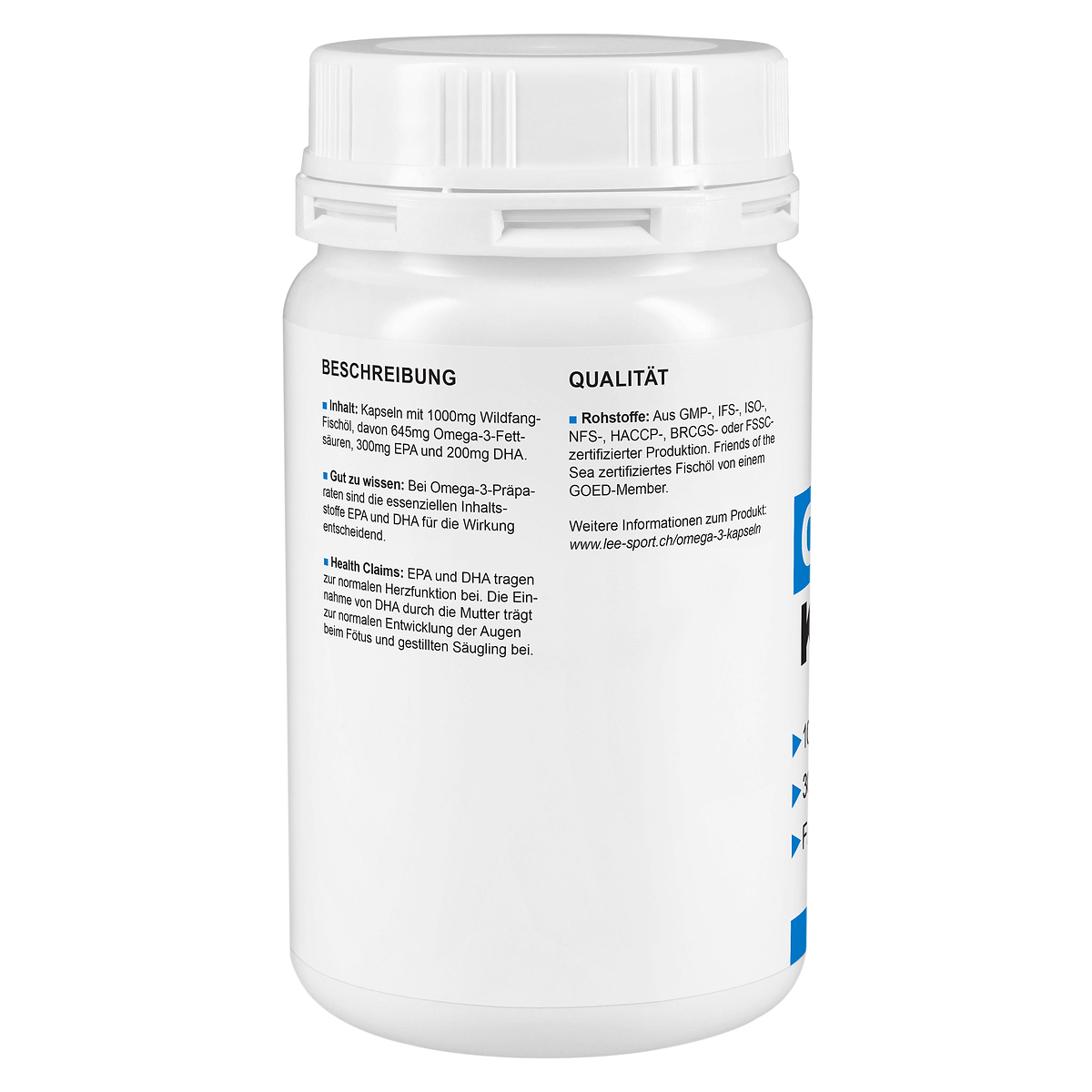 Omega 3 Kapseln, Beschreibung