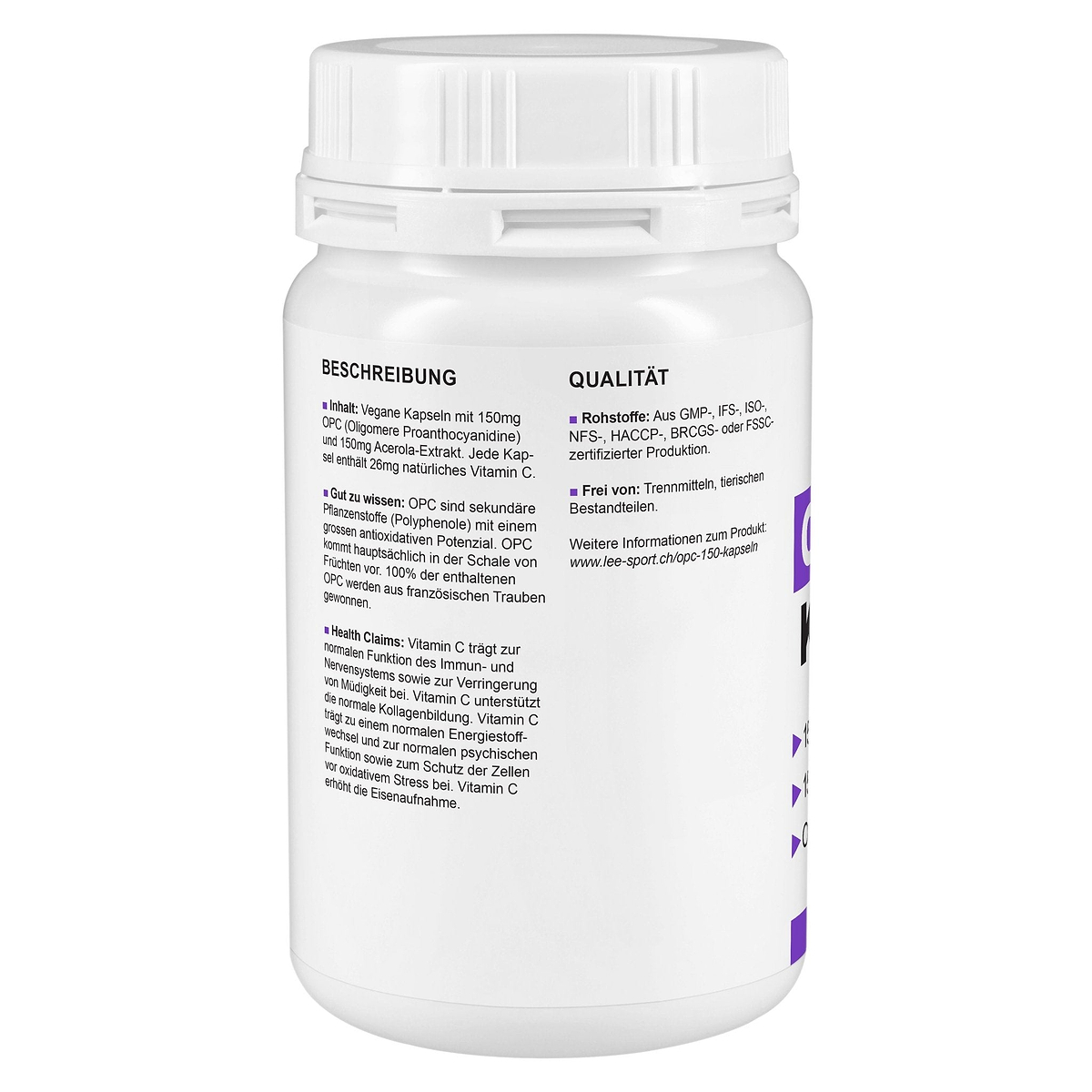OPC 150 Kapseln, Beschreibung