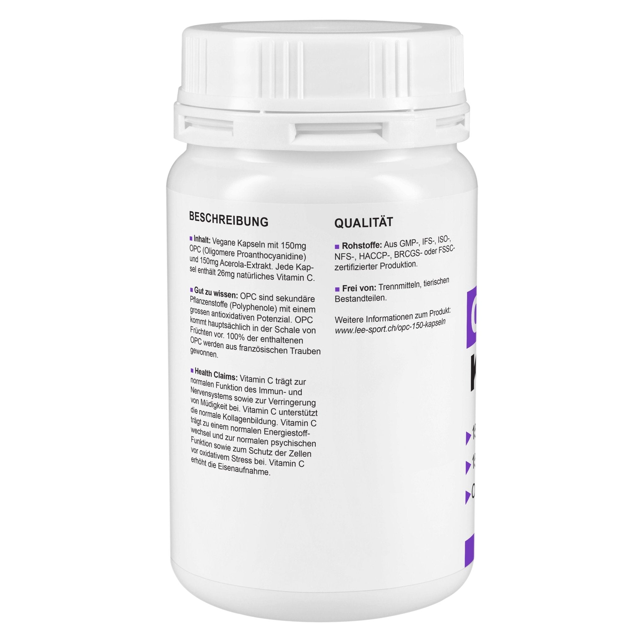 OPC 150 Kapseln, Beschreibung
