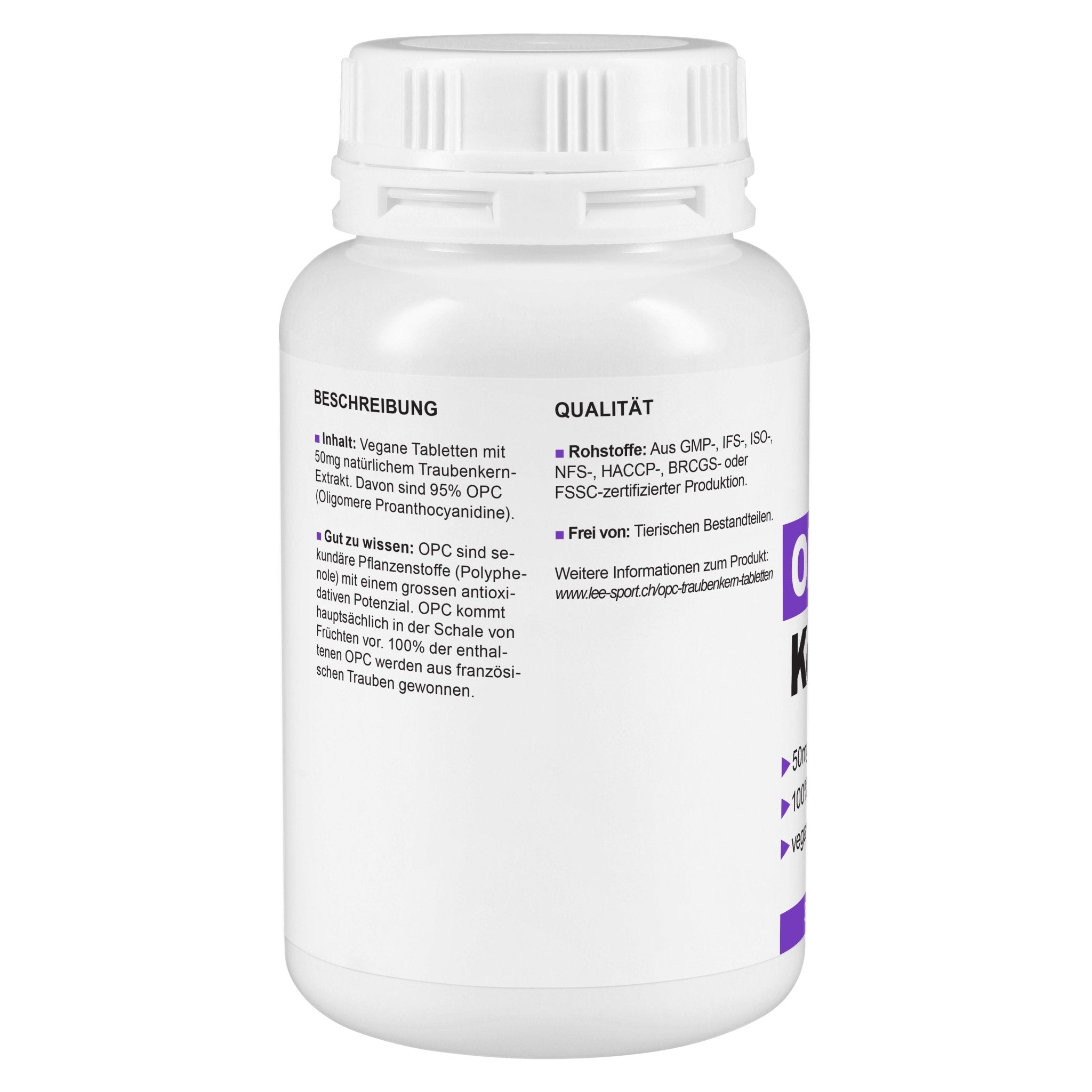 OPC Traubenkern Extrakt, Beschreibung
