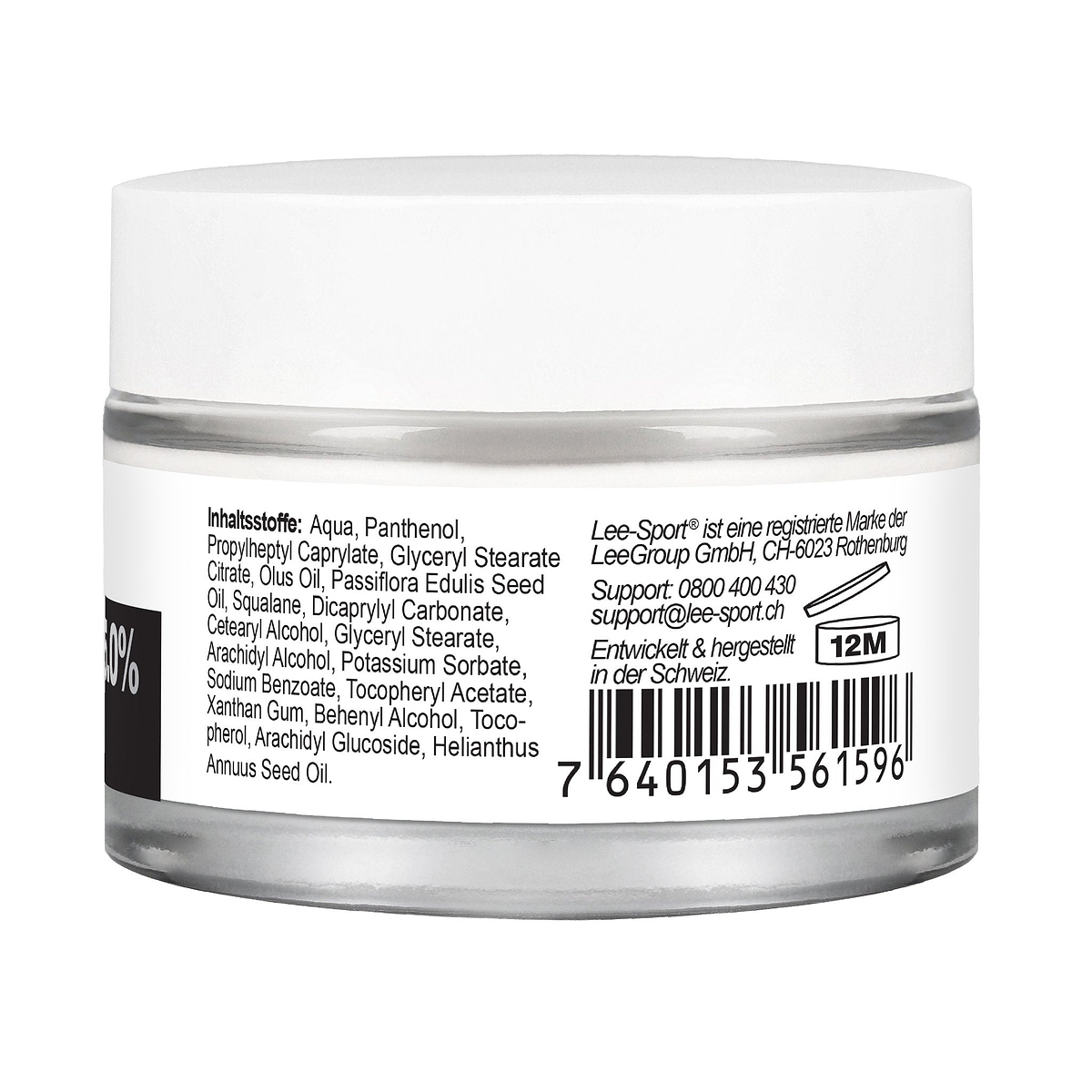Panthenol Creme 5.0%, Inhaltsstoffe