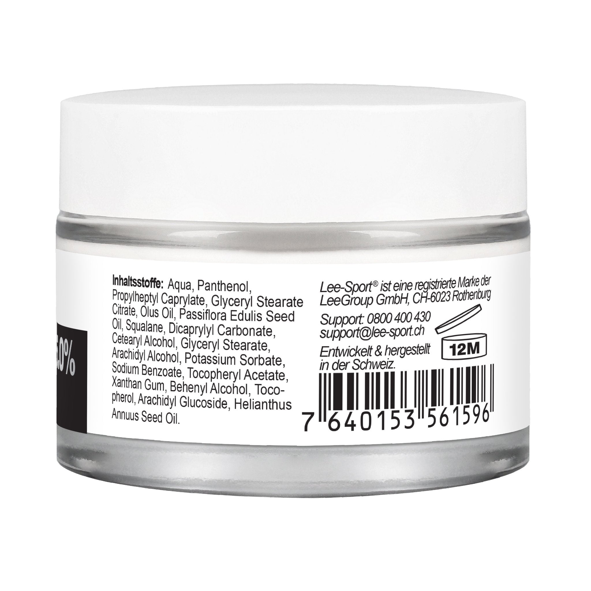 Panthenol Creme 5.0%, Inhaltsstoffe