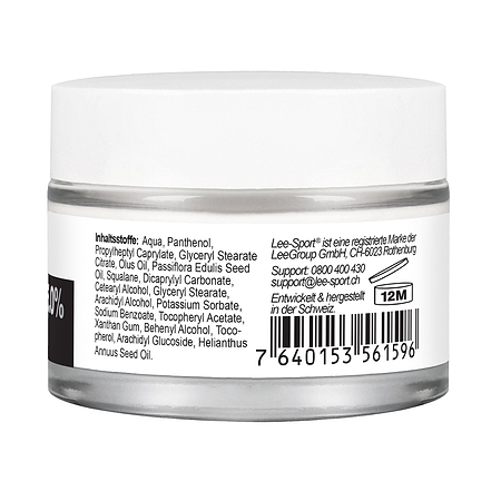Panthenol Creme 5.0%, Inhaltsstoffe