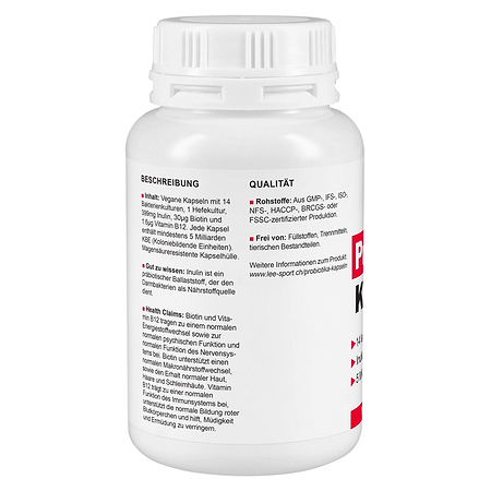 Probiotika Kapseln, Beschreibung