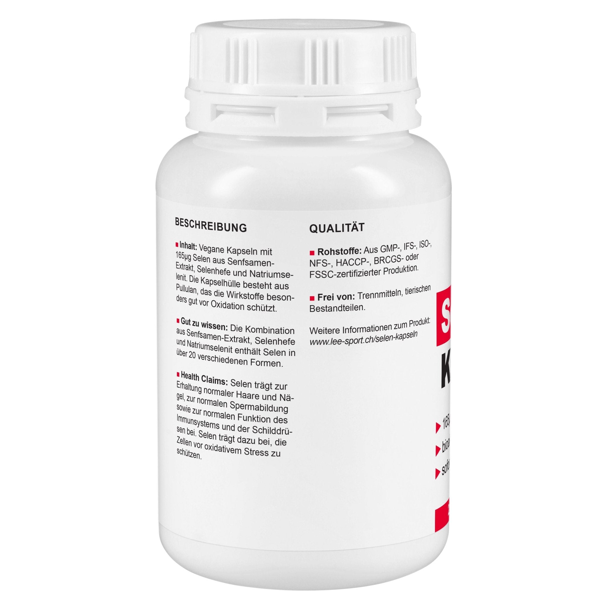 Selen Kapseln, Beschreibung