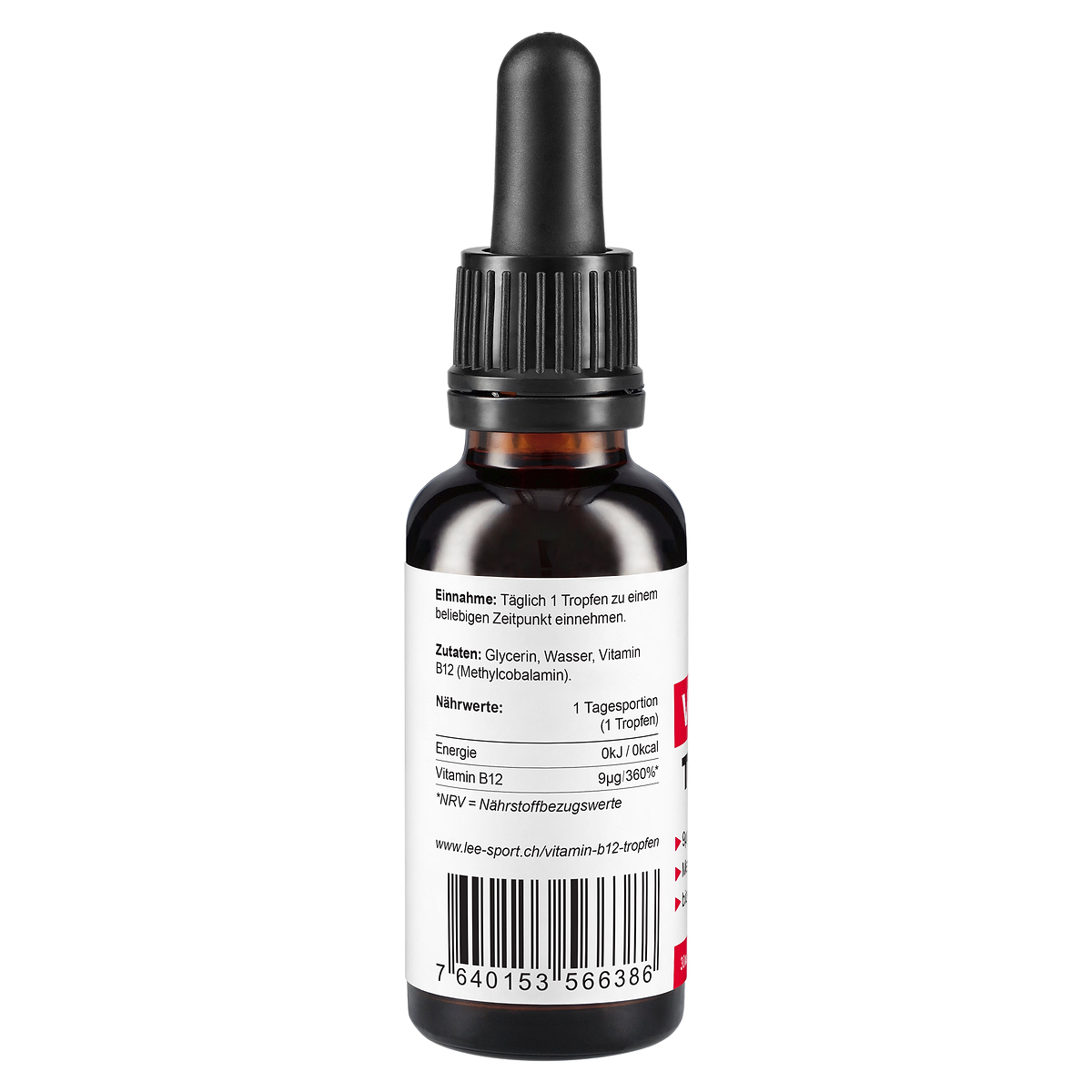 Vitamin B12 Tropfen, Nutrition Facts