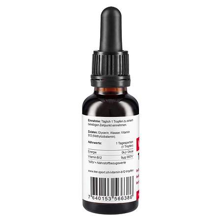 Vitamin B12 Tropfen, Nutrition Facts