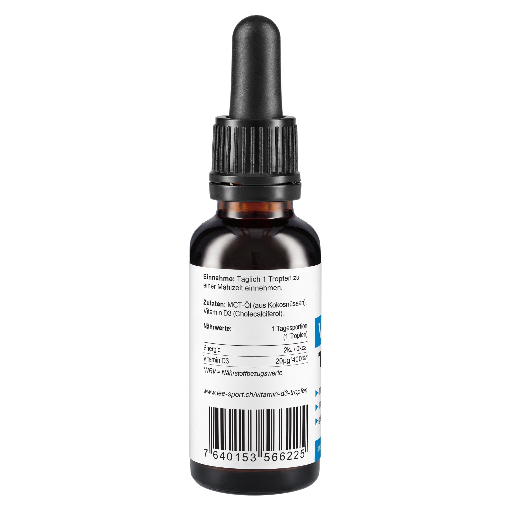 Vitamin D3 Tropfen, Nutritio Facts