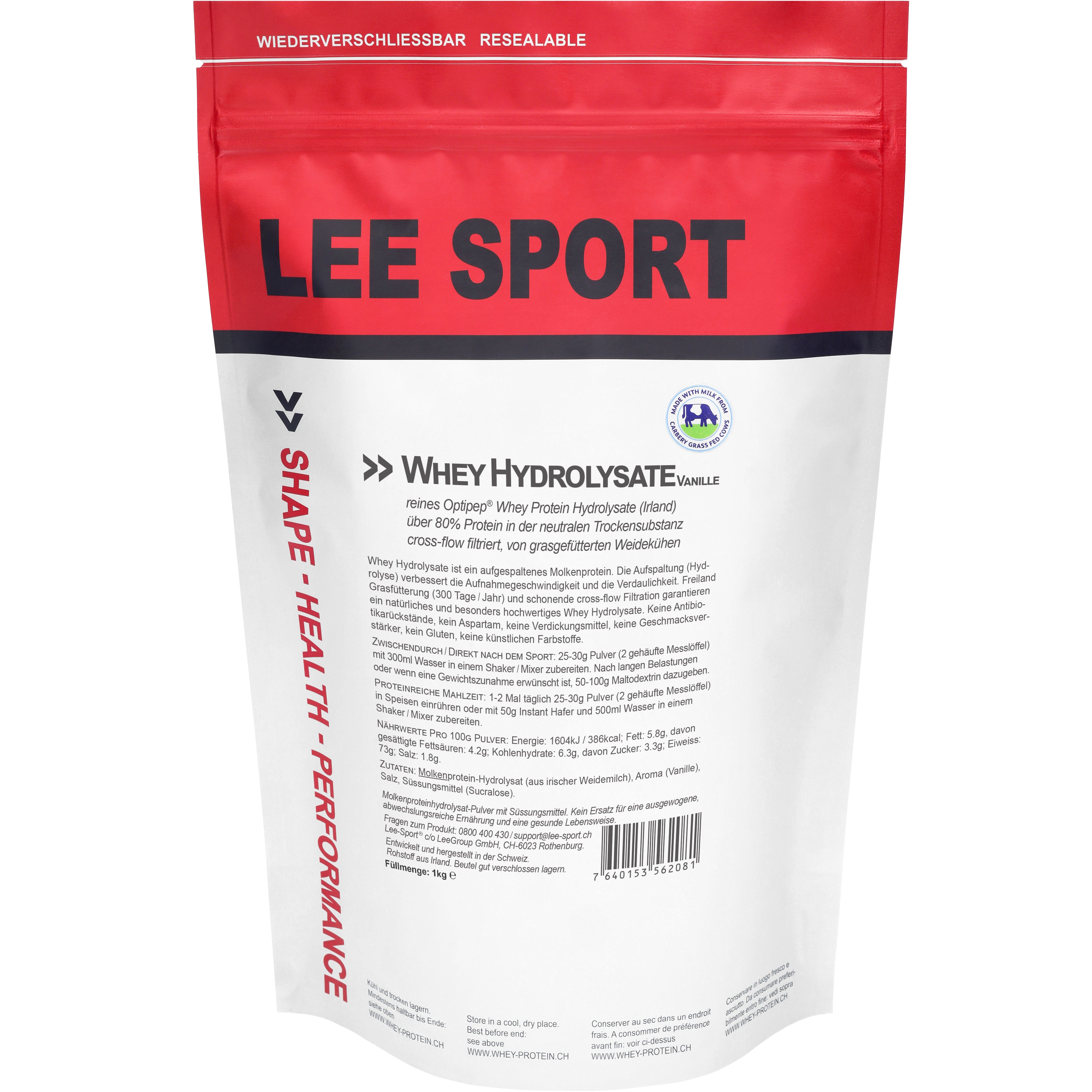 Whey Hydrolysate Vanille
