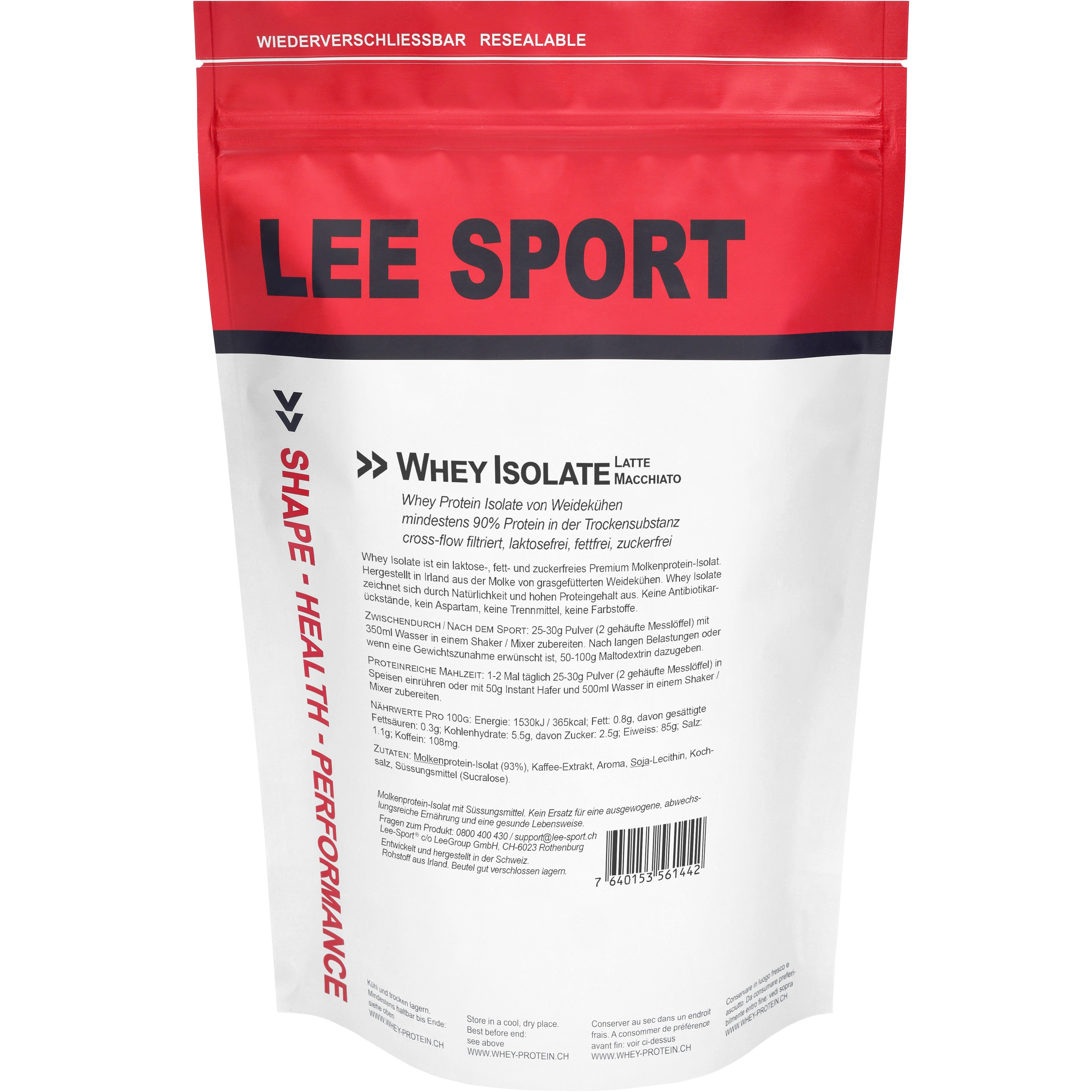 Whey Isolate Latte Macchiato