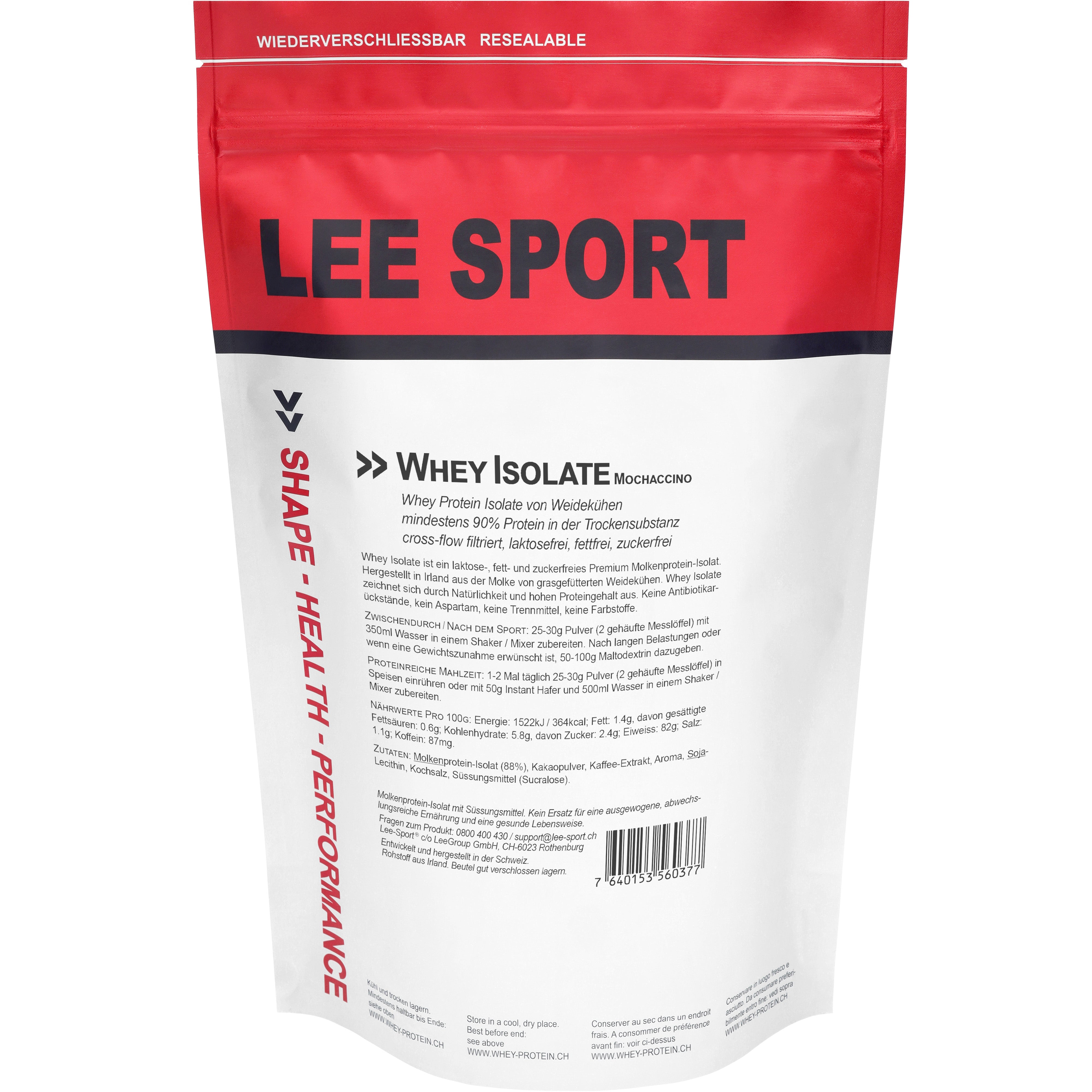 Whey Isolate Mochaccino