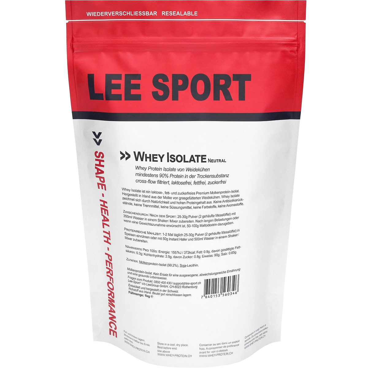 Whey Isolate Neutral