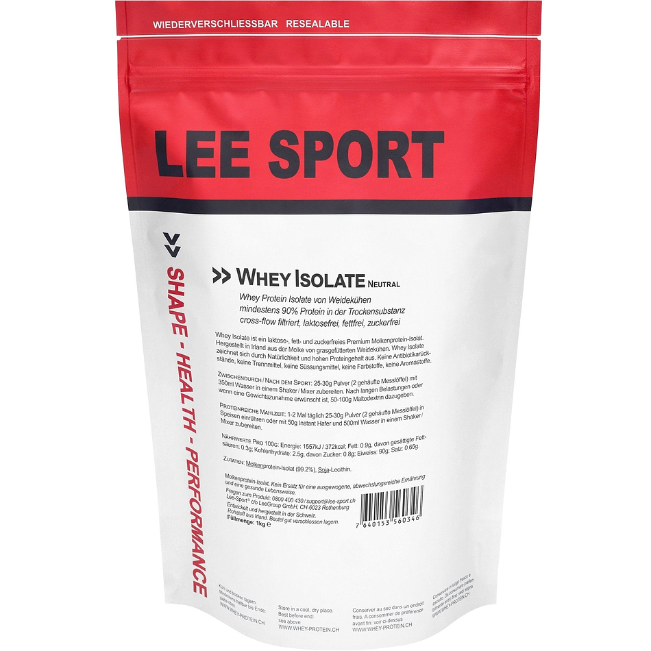 Whey Isolate Neutral