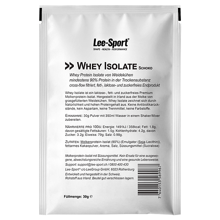 Whey Isolate Schoko Probe