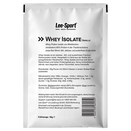 Whey Isolate Vanille Probe