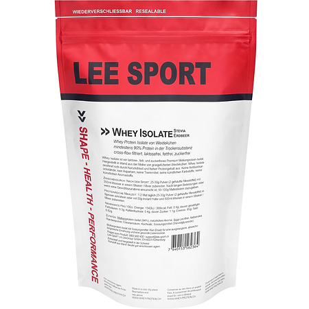 Whey Isolate Stevia Erdbeer