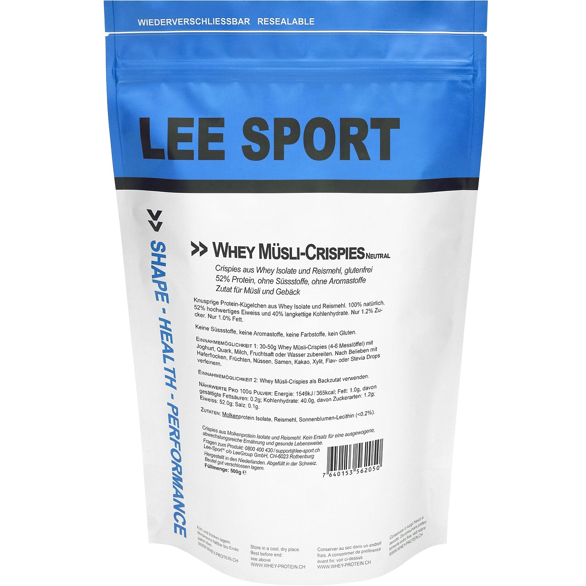 Whey Müsli-Crispies