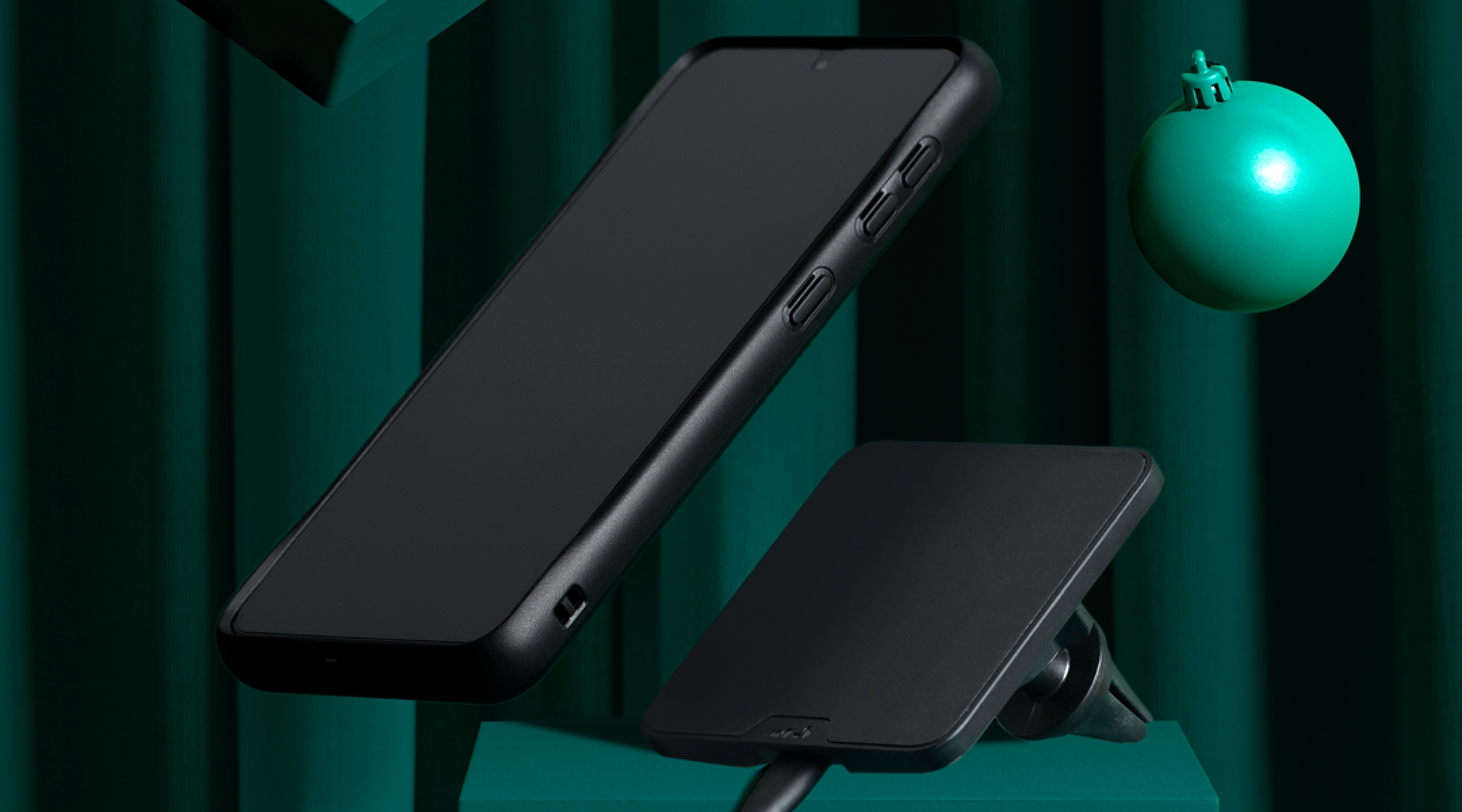 Mous magnetic wireless charger and protective phone case