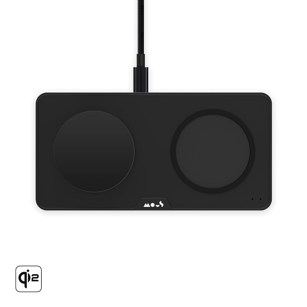 Mattschwarze Wireless Ladestation