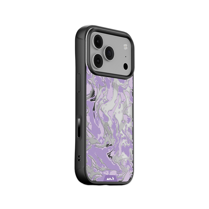 Lilac Protective Phone Case - Marbled MagSafe