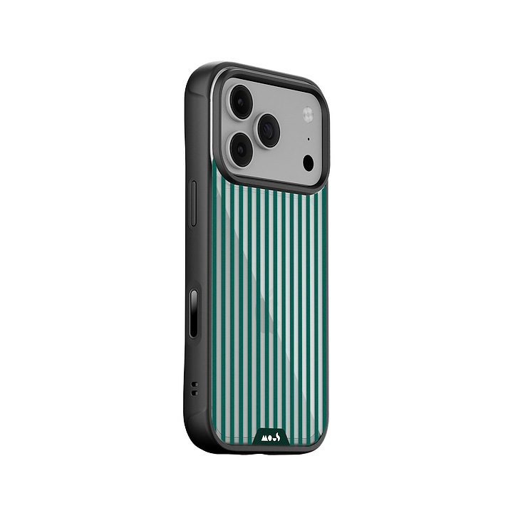 Evergreen Protective Phone Case - Pinstripe