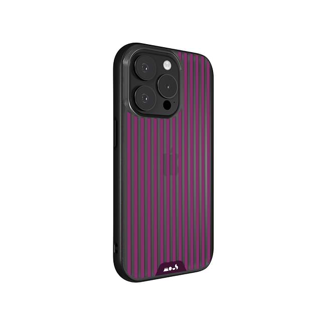Mulberry Protective Phone Case - Pinstripe