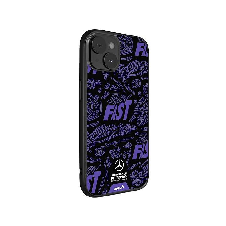 Race Day Violet Protective Phone Case - Mercedes-AMG PETRONAS F1 Team MagSafe