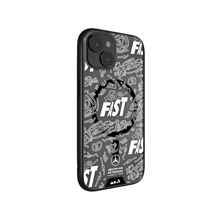 Race Day Clear Protective Phone Case - Mercedes-AMG PETRONAS F1 Team MagSafe