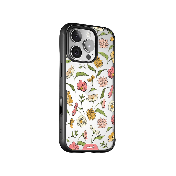 Floral Pink Protective Phone Case - Flowers