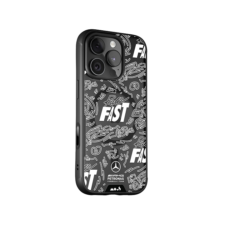Race Day Clear Protective Phone Case - Mercedes-AMG PETRONAS F1 Team MagSafe