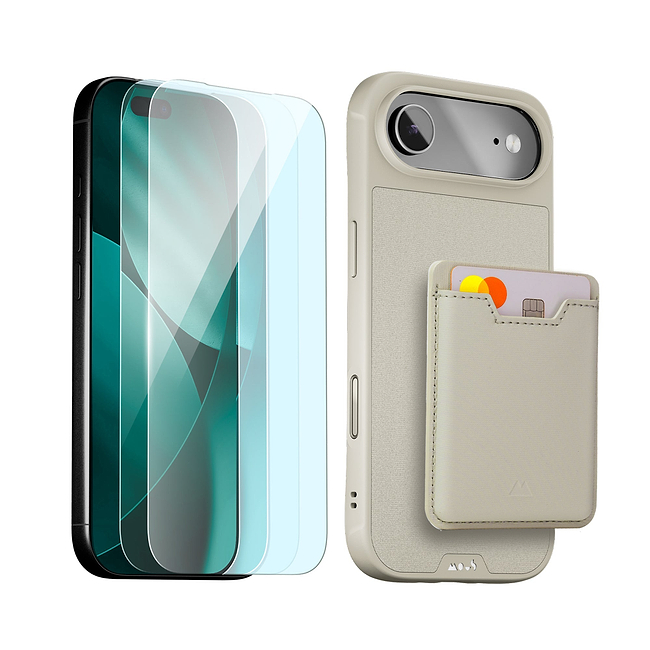 Stone Schutzhülle, Displayschutz und Card Wallet - Apple Starter Kit