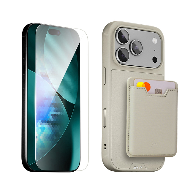 Stone Schutzhülle, Displayschutz und Card Wallet - Apple Starter Kit