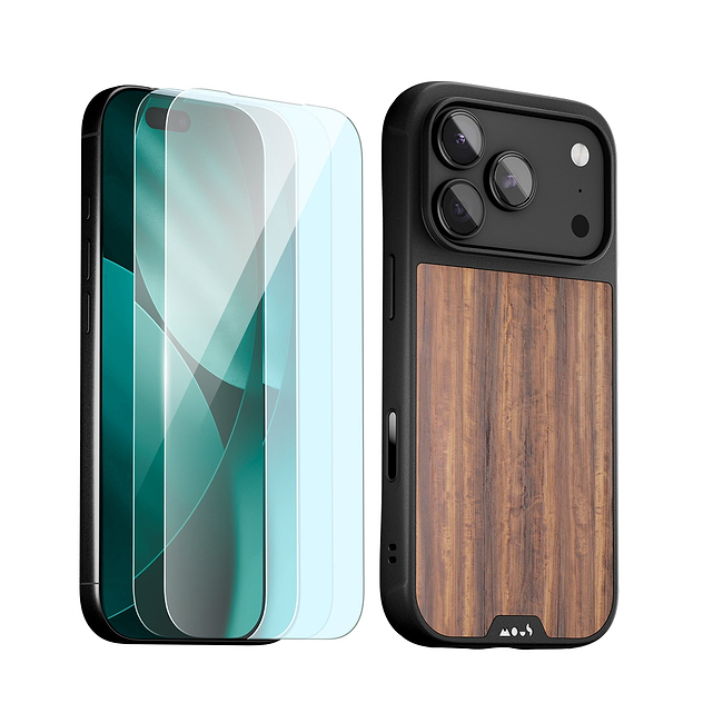 Walnut Schutzhülle und Displayschutz - Apple Essentials Kit