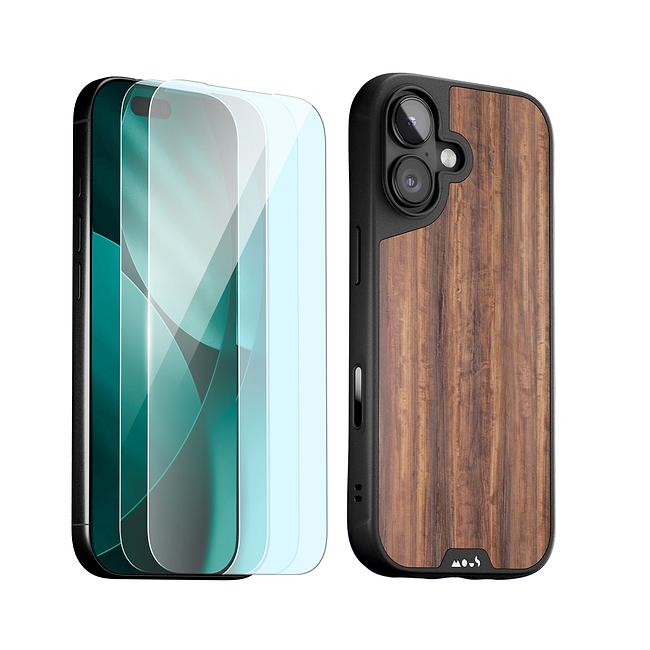 Walnut Schutzhülle und Displayschutz - Apple Essentials Kit