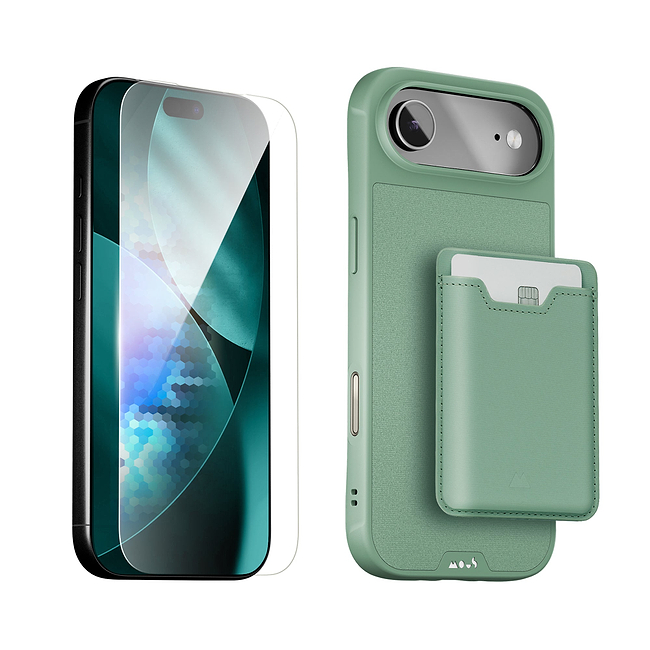 Sage Schutzhülle, Displayschutz und Card Wallet - Apple Starter Kit