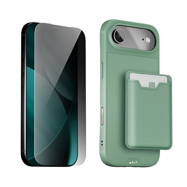 Sage Schutzhülle, Displayschutz und Card Wallet - Apple Starter Kit