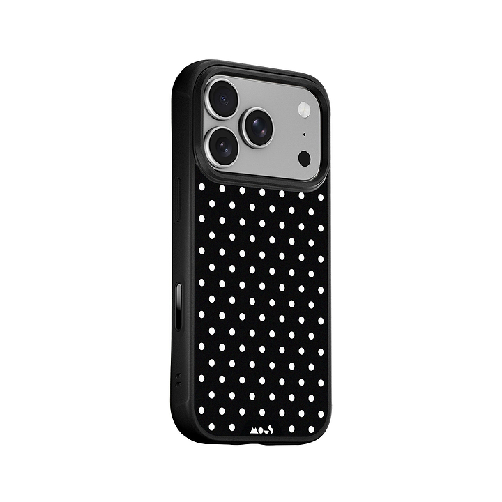Noir Protective Phone Case - Polka Dots