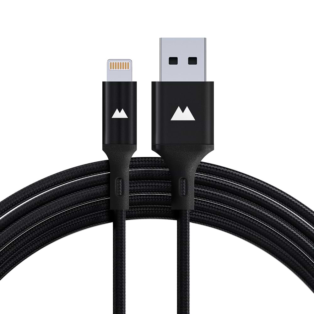 Apple iPhone certified charging cable lightning to USB-A safe quick fast charging long-lasting cable | 3m * hide-pdp